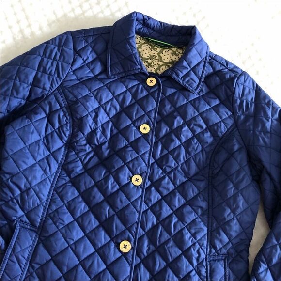 C. Wonder Water Resistant Quilted Barn Jacket with Printed Lining - Picture 8 of 14